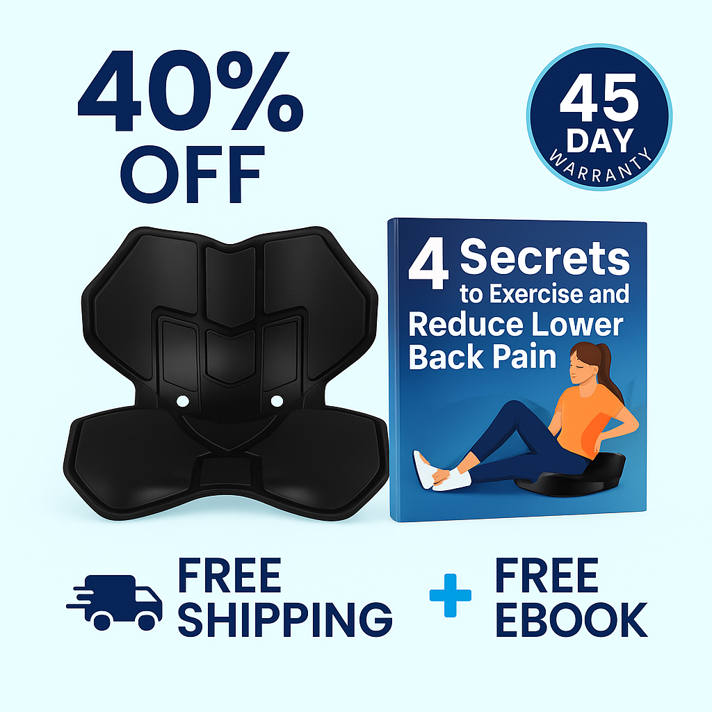 Ortopedic cushion Spinafy™ Pro Support  + FREE EBOOK + 40% OFF