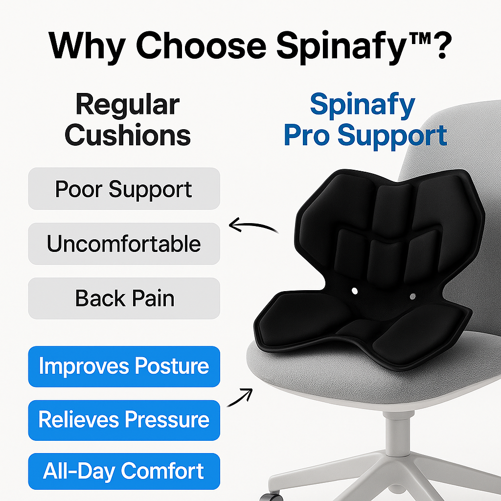 Ortopedic cushion Spinafy™ Pro Support  + FREE EBOOK + 40% OFF